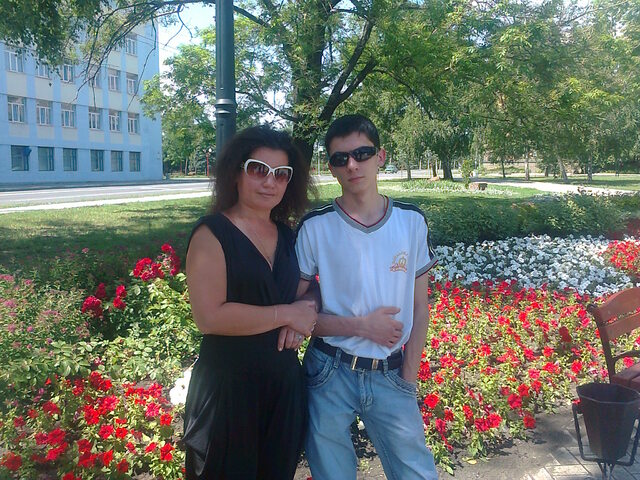 Я с мамой в парке.